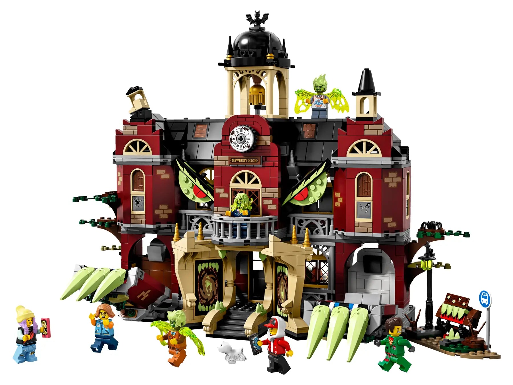 Compatible - Icons - 70425 - Newbury Haunted High School - 1474 Pieces