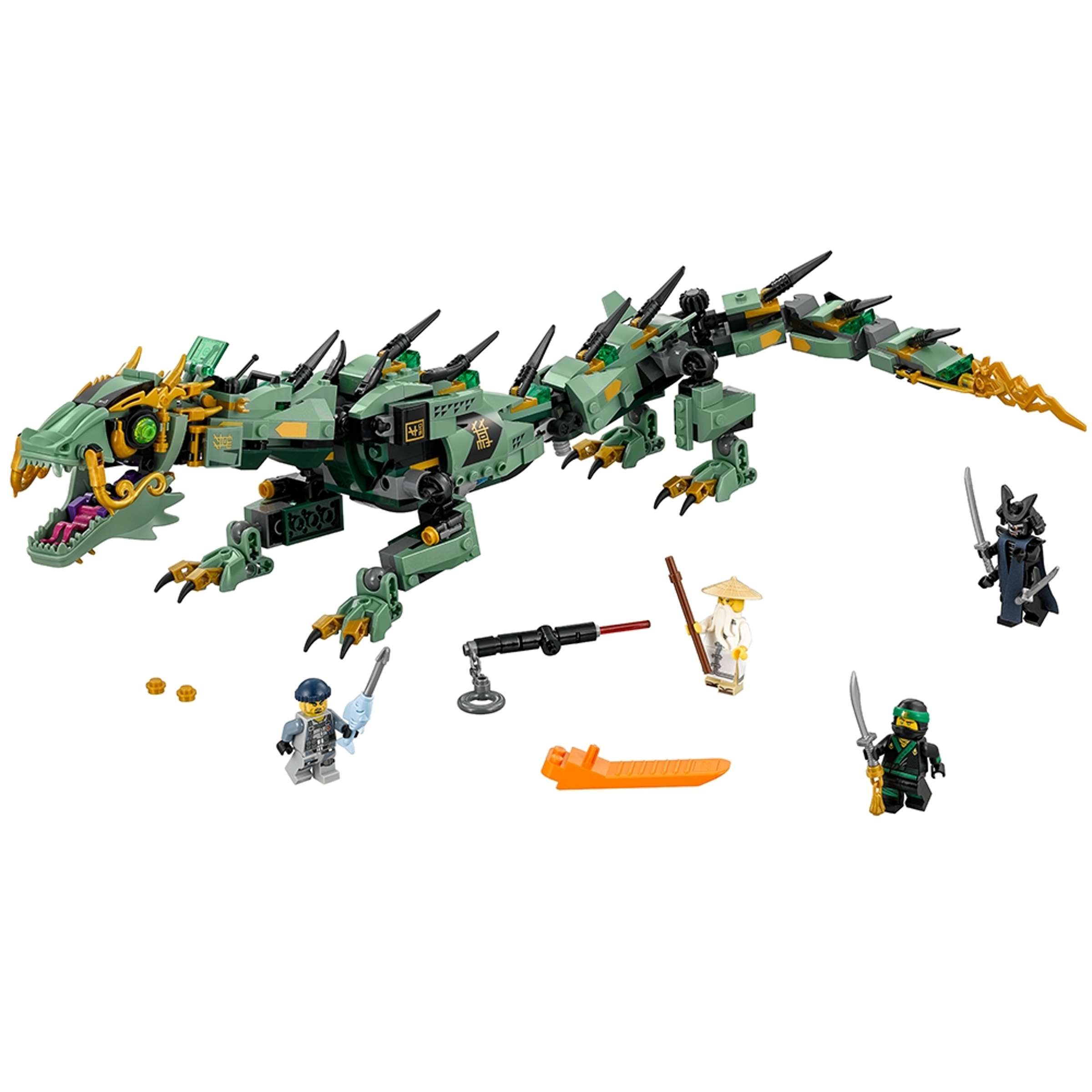 Compatible - NINJAGO - 70612 - Green Ninja Mech Dragon - 544 Pieces