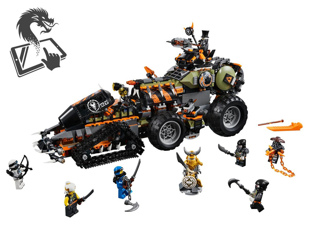 Compatible - NINJAGO - 70654 - Dieselnaut - 1178 Pieces