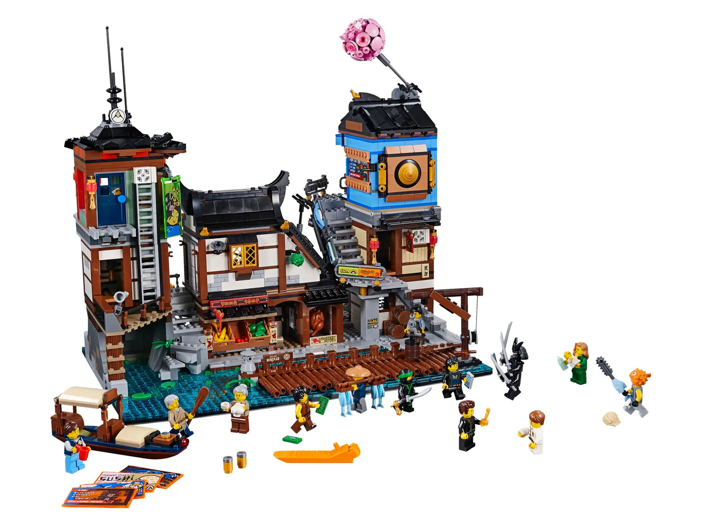 Compatible - Ninjago - 70657 - City Docks - 3553 Pieces