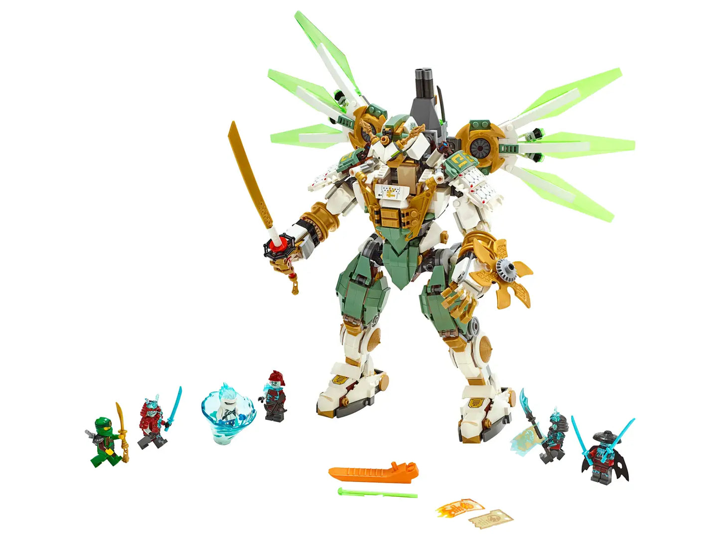 Compatible - 70676 - Lloyd's Titan Mech - 876 Pieces - Ninjago Series