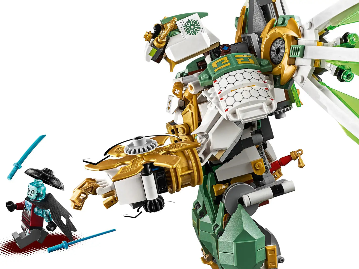 Compatible - 70676 - Lloyd's Titan Mech - 876 Pieces - Ninjago Series