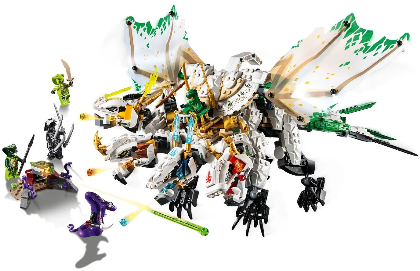 Compatible - 70679 - Ninjago - The Ultra Dragon - 951 Pieces