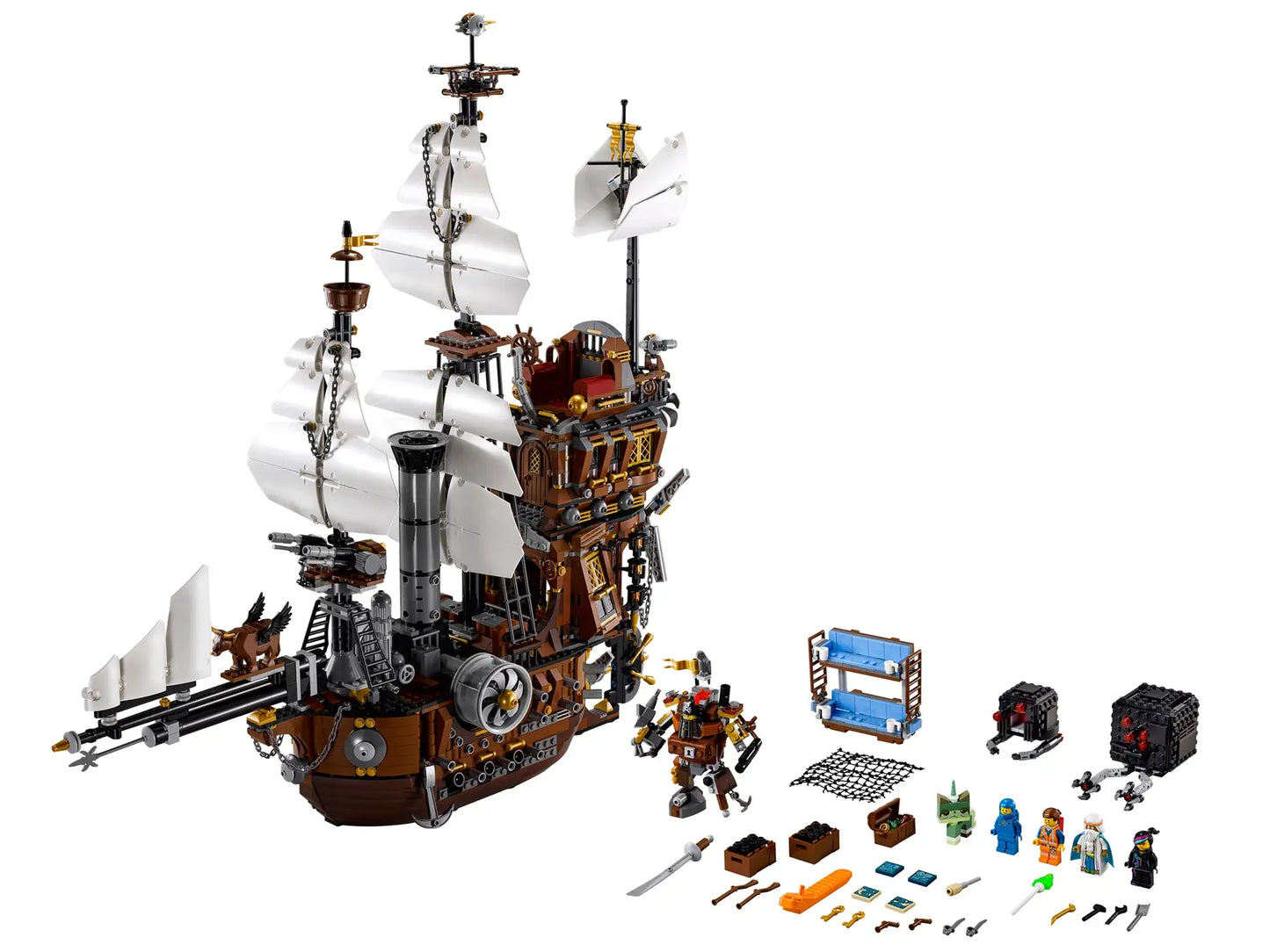 Compatible - 70810 - The Lego Movie - Metalbeard's Sea Crow - 2741 Pieces