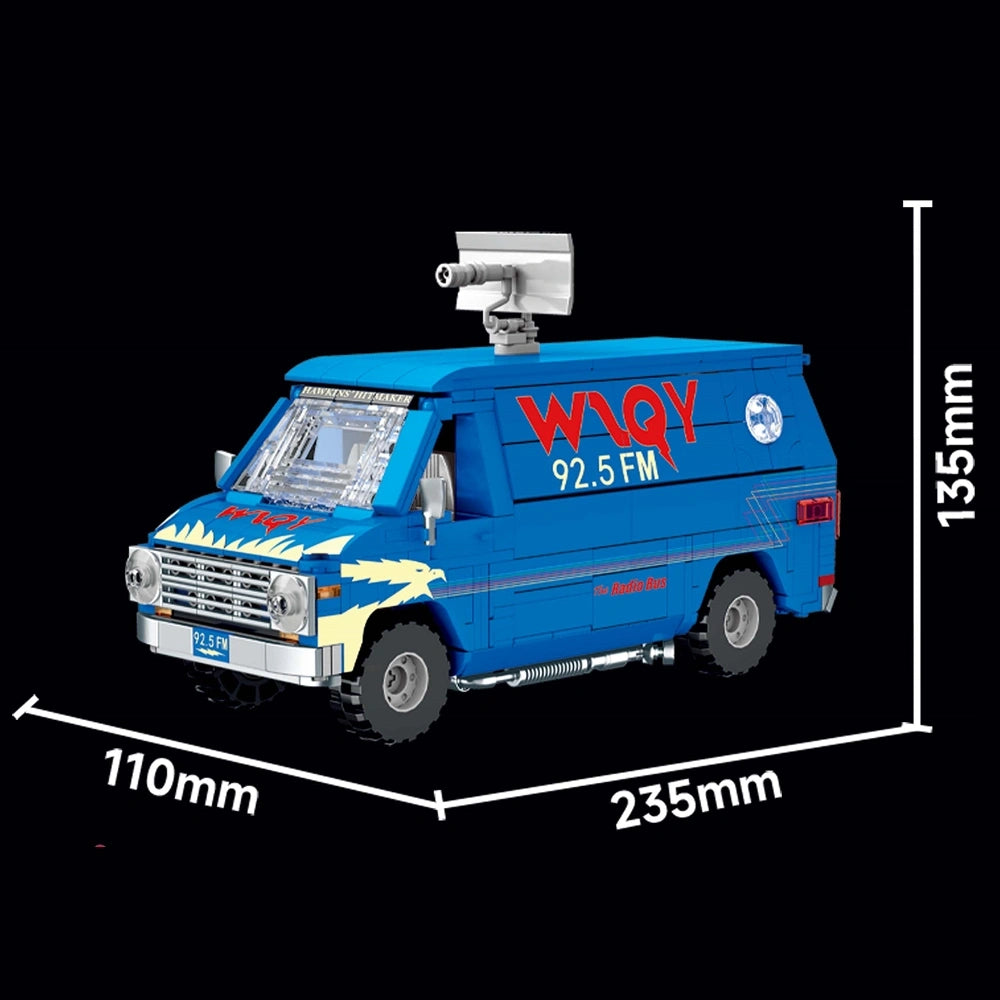 DK - 7085 - Stranger Things - WSQK Radio Van - 708 Pieces