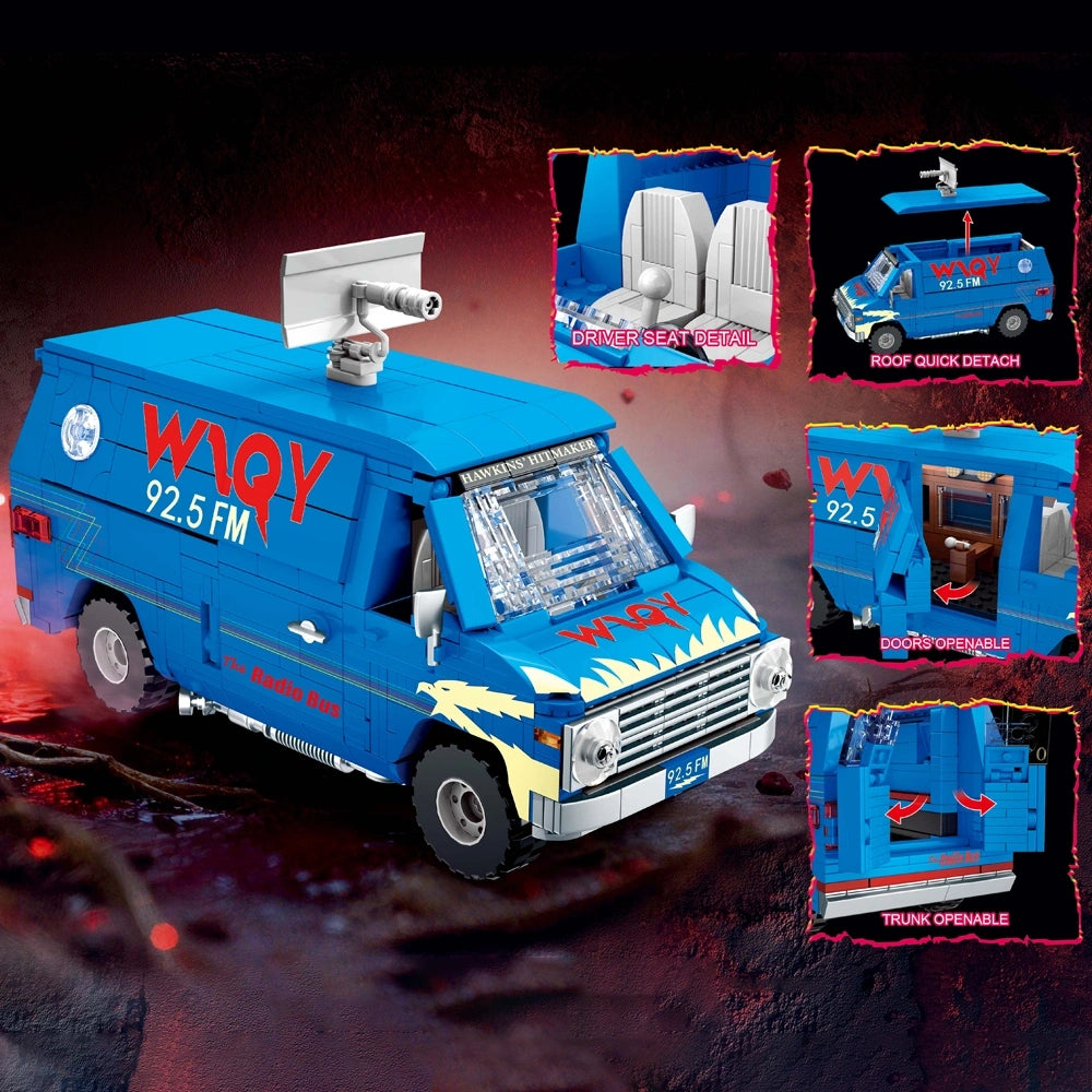 DK - 7085 - Stranger Things - WSQK Radio Van - 708 Pieces