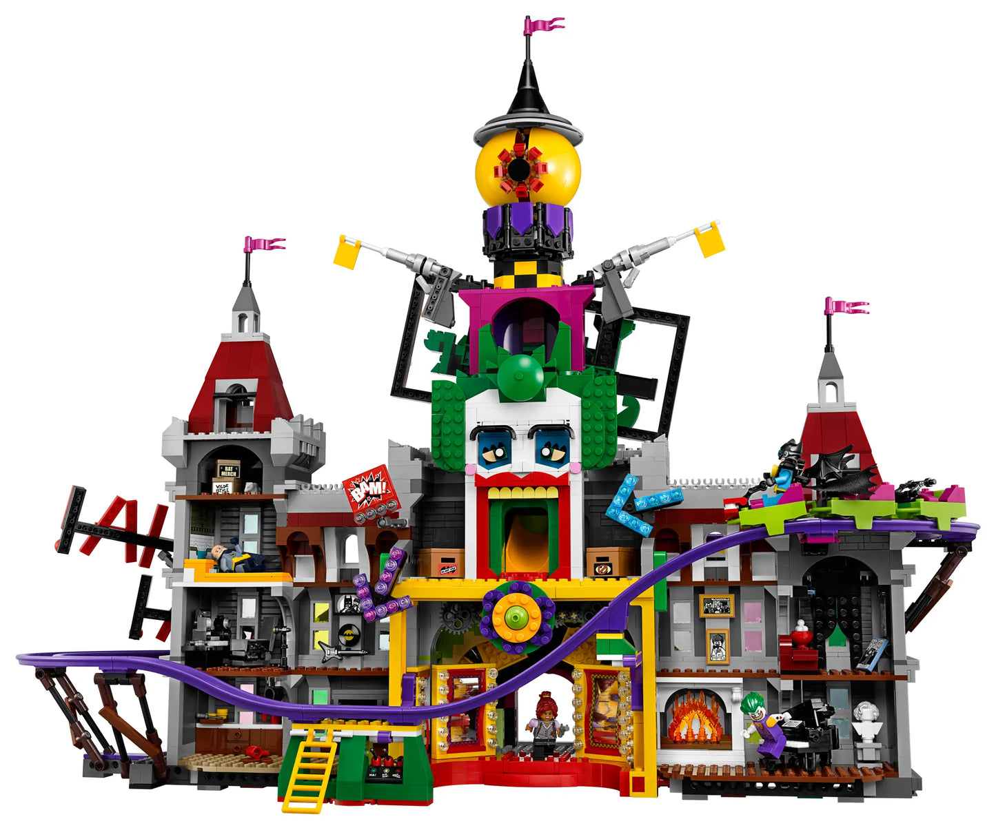 Compatible - 70922 - The Joker Manor - 3444 Pieces