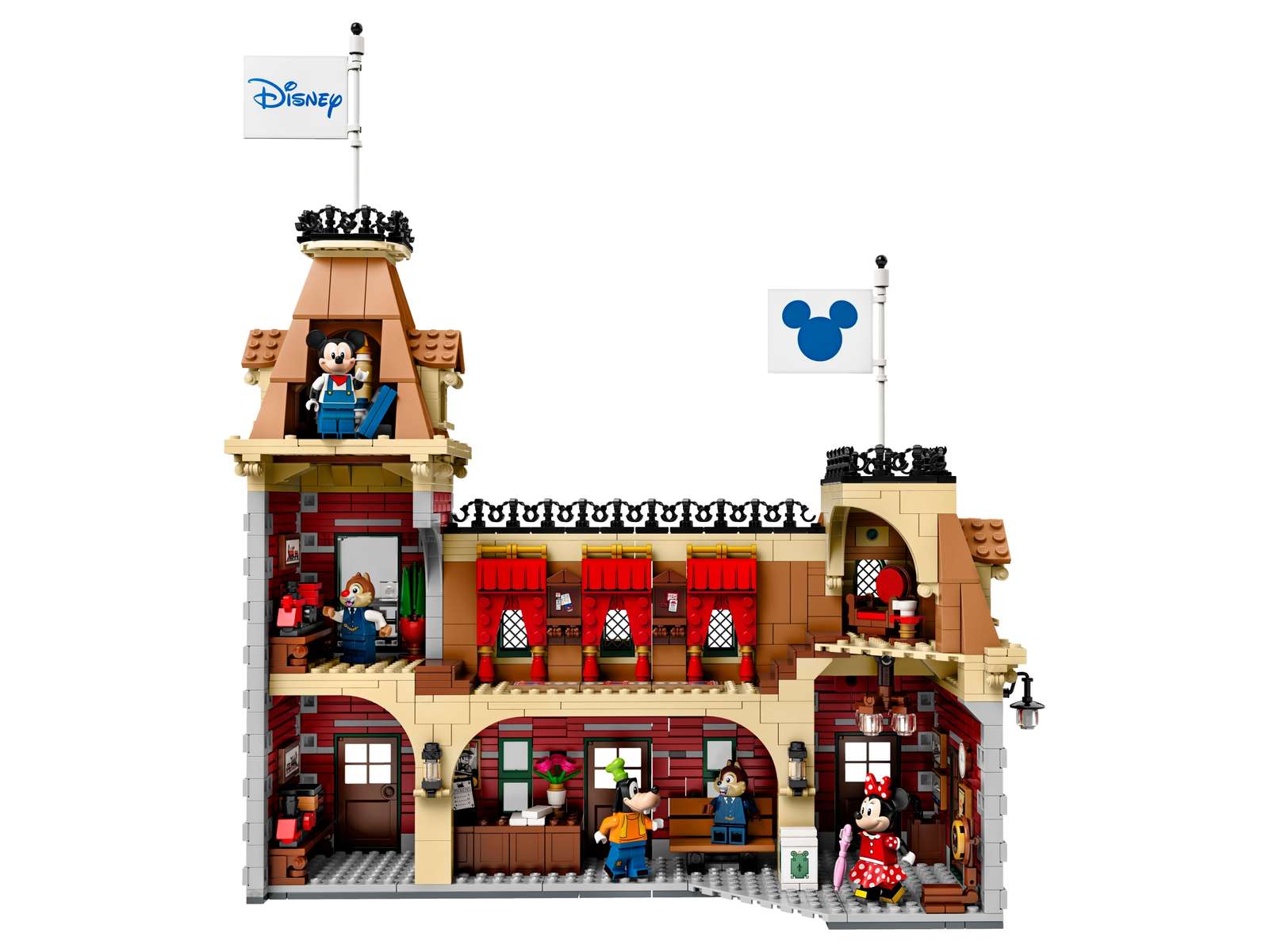Compatible - Disney - 71044 - Disney Train and Station - 2925 Pieces (w/ Powered UP)