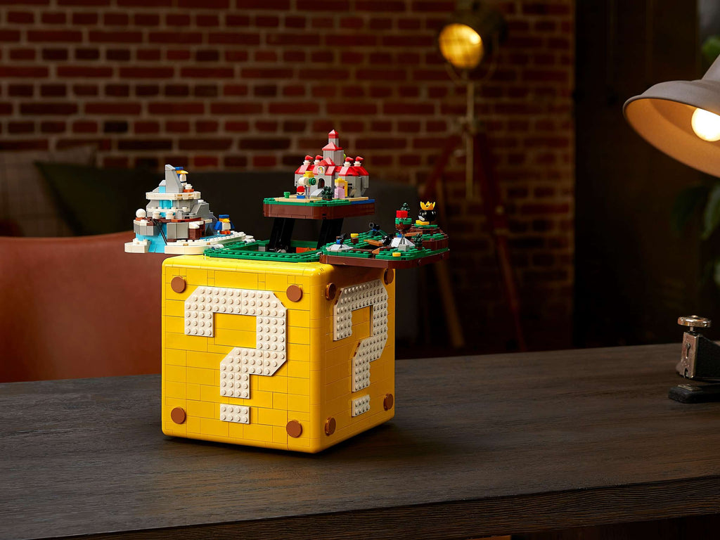 Compatible - Super Mario - 71395 - Question Mark Block - 2064 Pieces