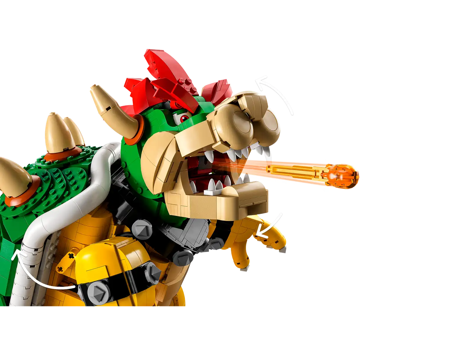 Compatible - Super Mario - 71411 - The Mighty Bowser - 2,807 pieces