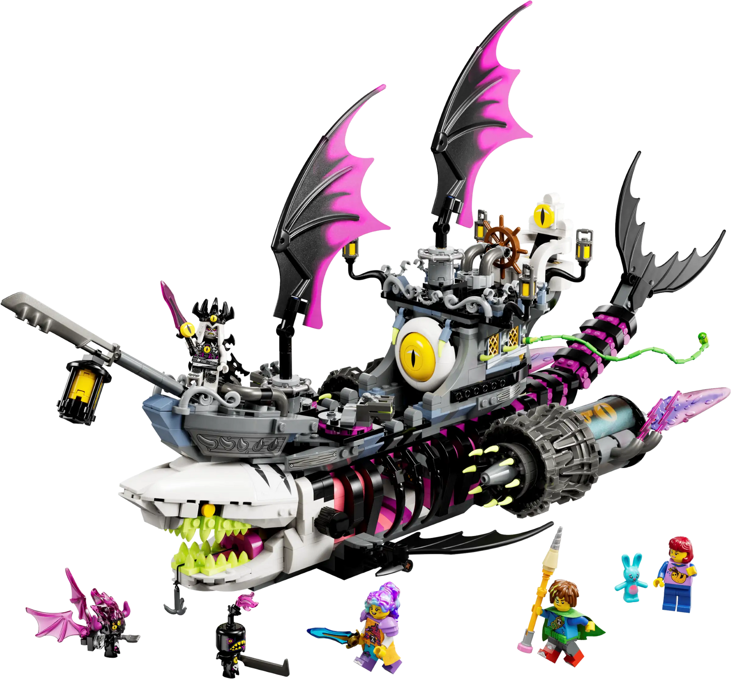 Compatible - 71469 - Dreamz - Nightmare Shark Ship - 1389 Pieces