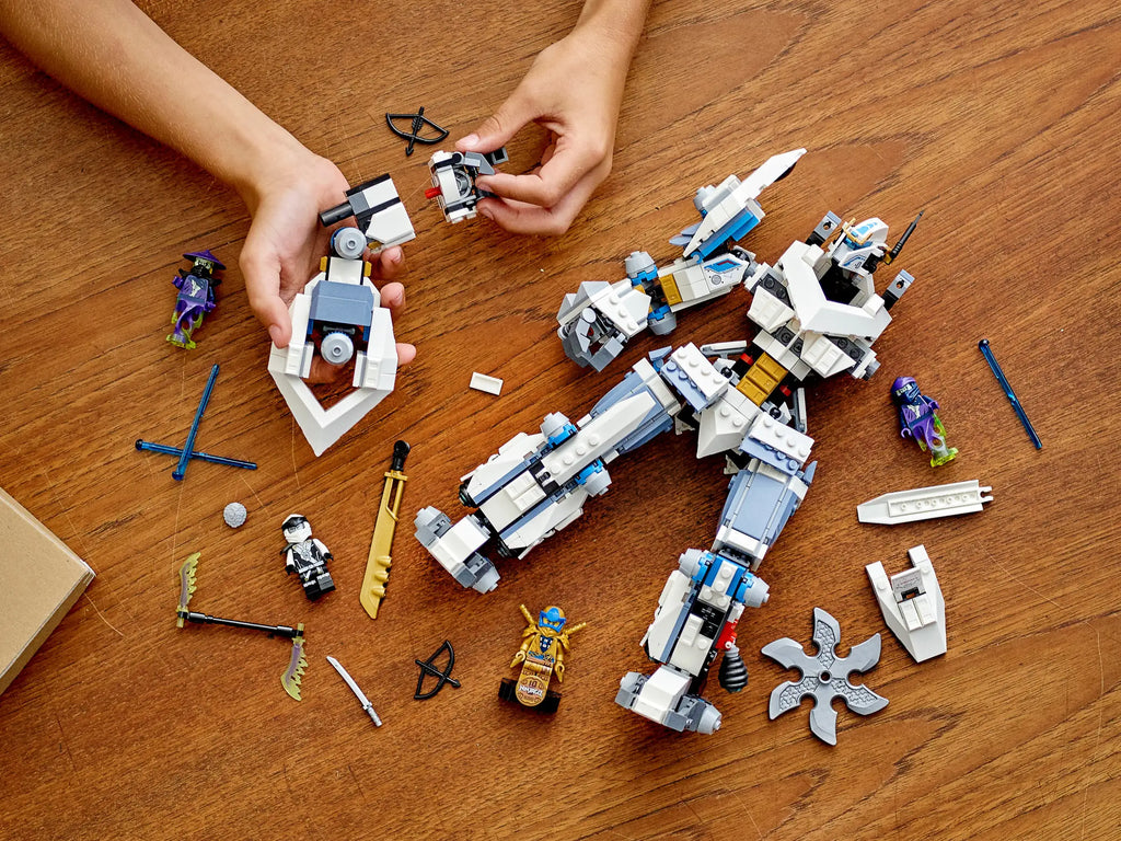 Compatible - Ninjago - 71738 - Zane's Titan Mech Battle - Ninjago Series - 840 Pieces