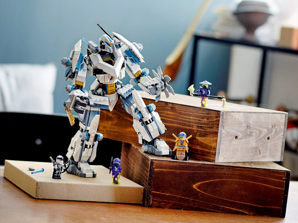 Compatible - Ninjago - 71738 - Zane's Titan Mech Battle - Ninjago Series - 840 Pieces