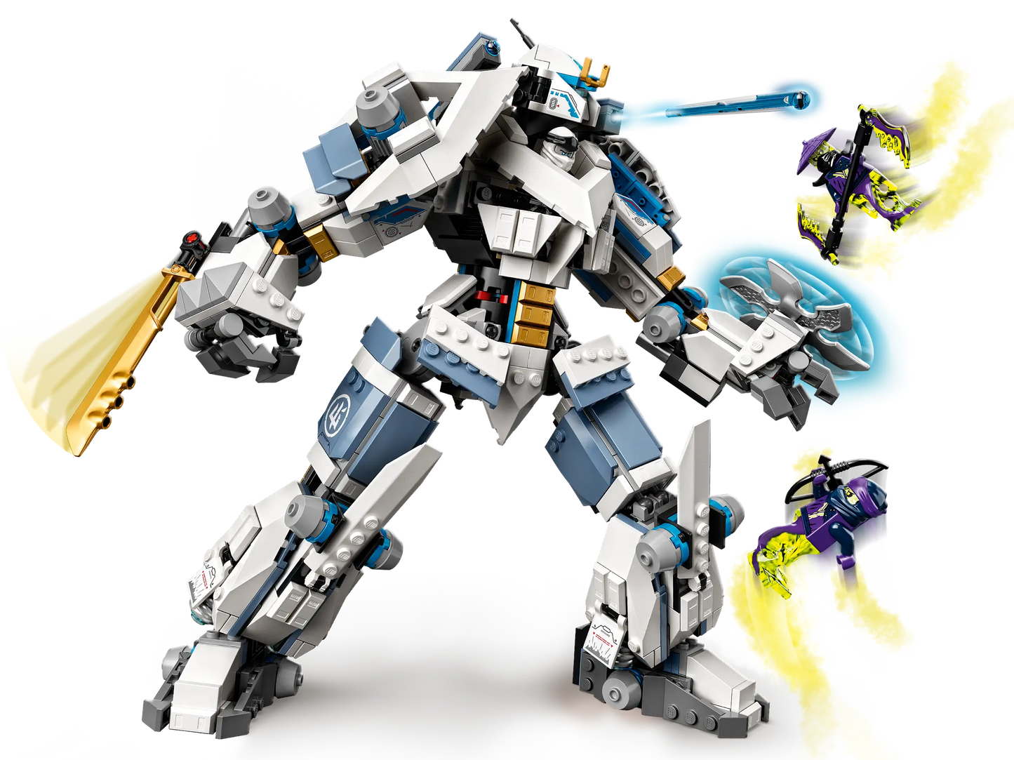 Compatible - 71738 - Zane's Titan Mech Battle - Ninjago Series - 840 Pieces