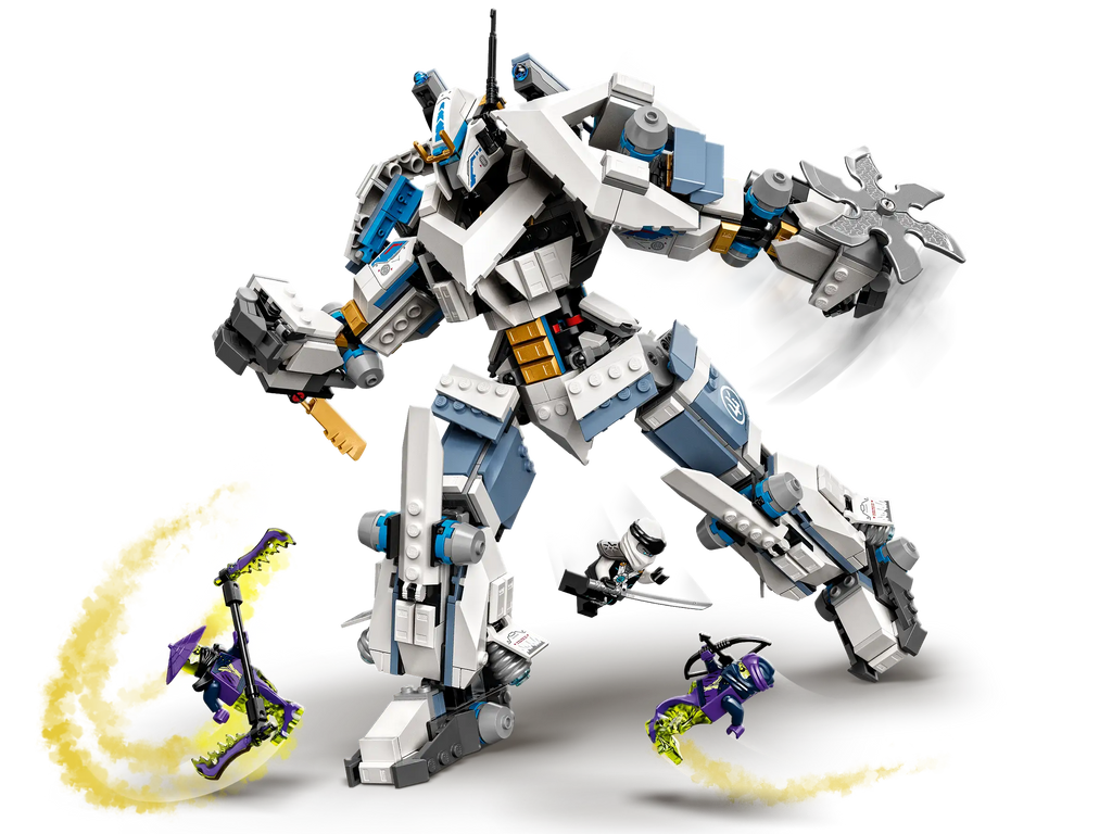 Compatible - Ninjago - 71738 - Zane's Titan Mech Battle - Ninjago Series - 840 Pieces