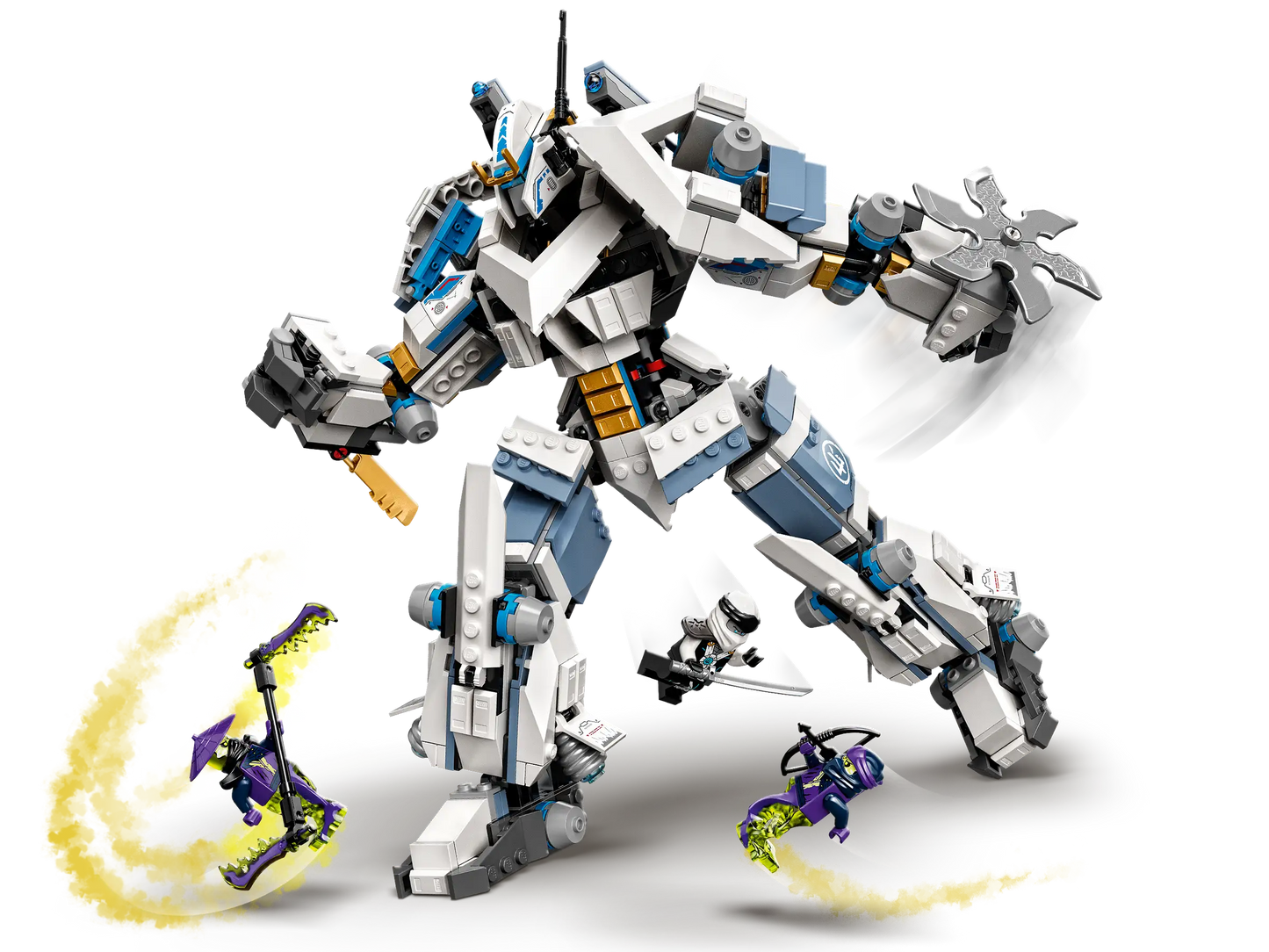 Compatible - 71738 - Zane's Titan Mech Battle - Ninjago Series - 840 Pieces