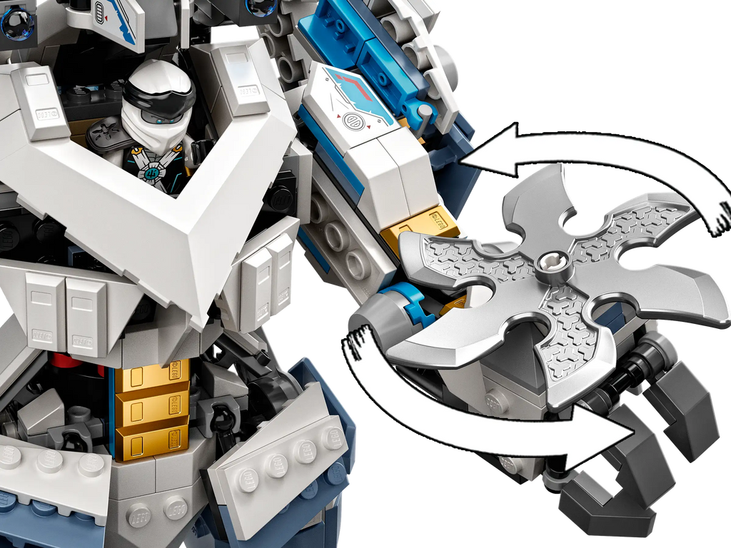 Compatible - Ninjago - 71738 - Zane's Titan Mech Battle - Ninjago Series - 840 Pieces