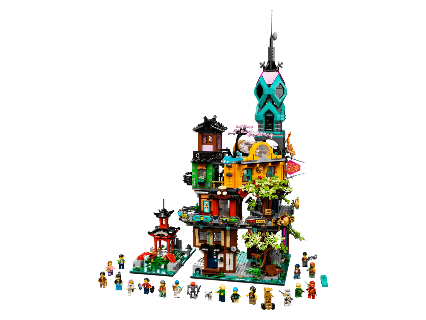 Compatible - 71741 - Ninjago City Gardens - 5686 Pieces