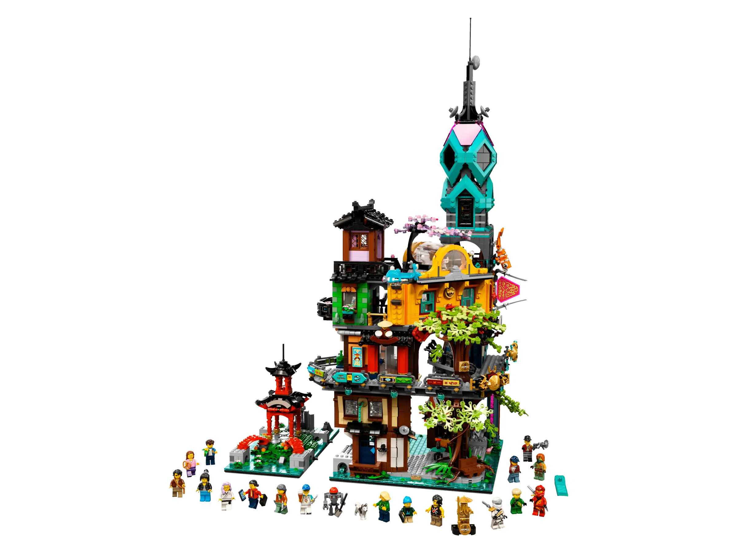 Compatible - Ninjago - 71741 - Ninjago City Gardens - 5686 Pieces (Group Order Discount Not Applicable)