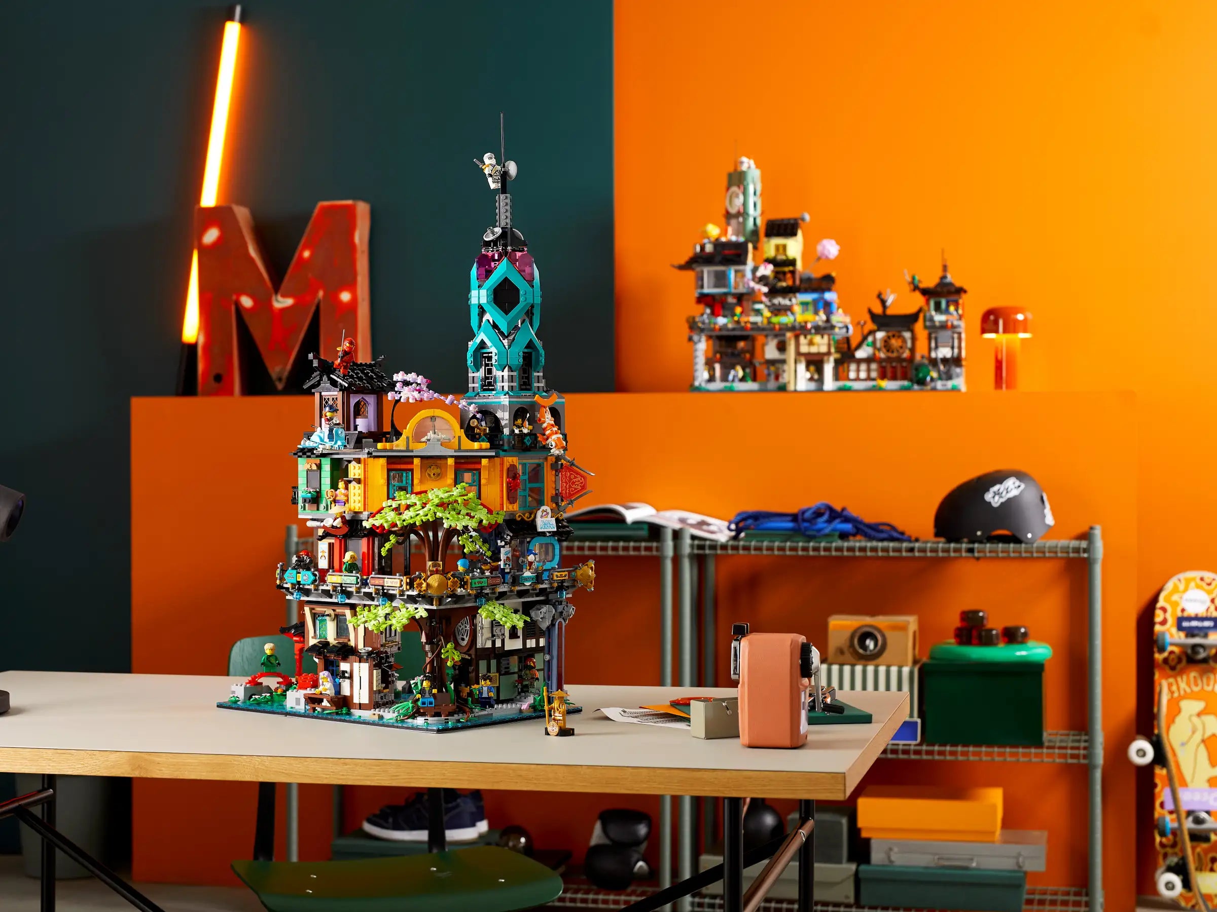 Compatible - Ninjago - 71741 - Ninjago City Gardens - 5686 Pieces (Group Order Discount Not Applicable)