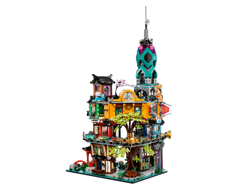 Compatible - Ninjago - 71741 - Ninjago City Gardens - 5686 Pieces (Group Order Discount Not Applicable)