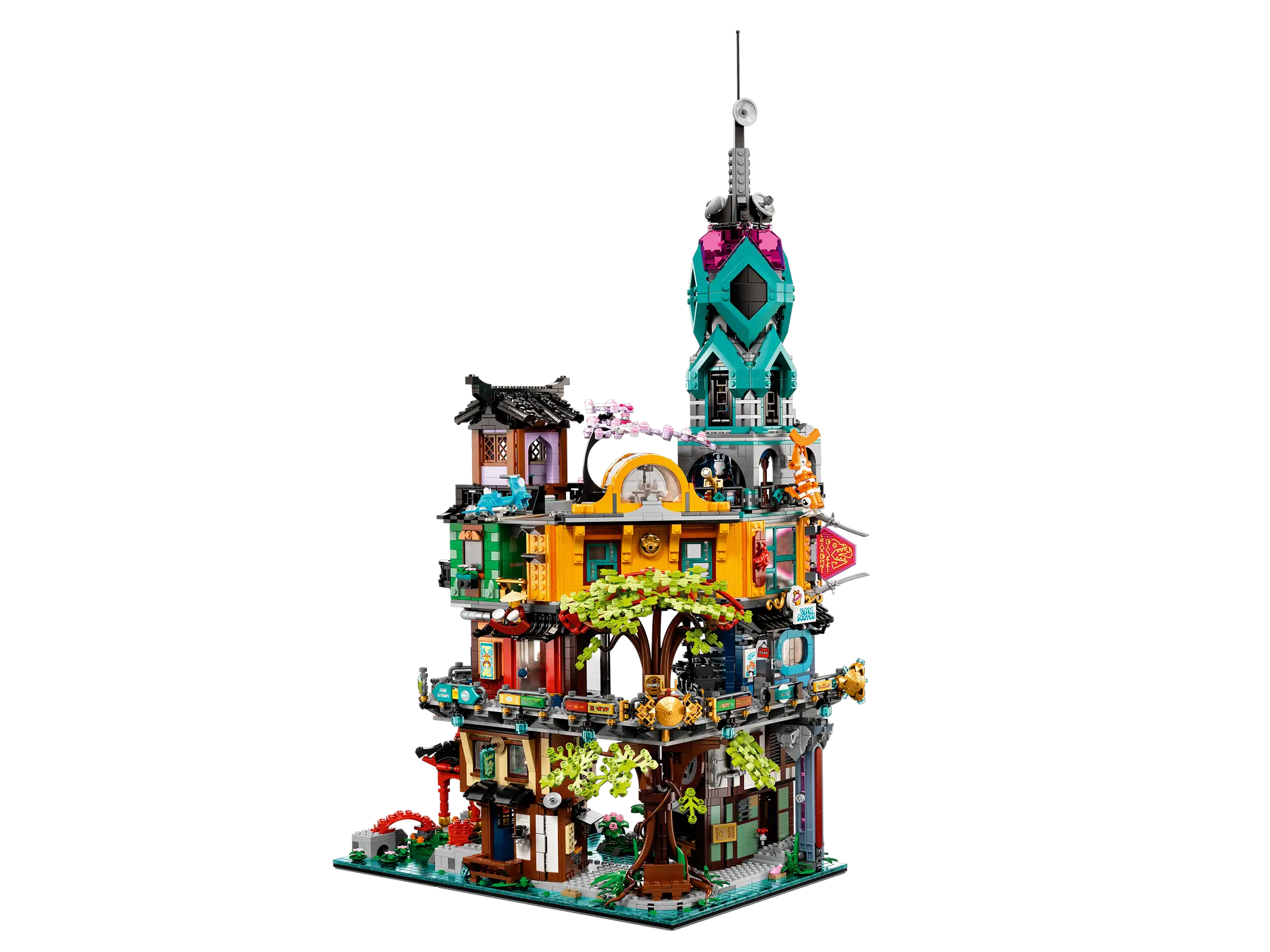 Compatible - Ninjago - 71741 - Ninjago City Gardens - 5686 Pieces (Group Order Discount Not Applicable)