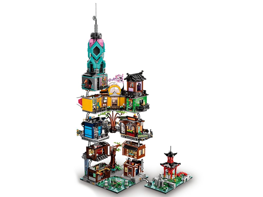 Compatible - Ninjago - 71741 - Ninjago City Gardens - 5686 Pieces (Group Order Discount Not Applicable)