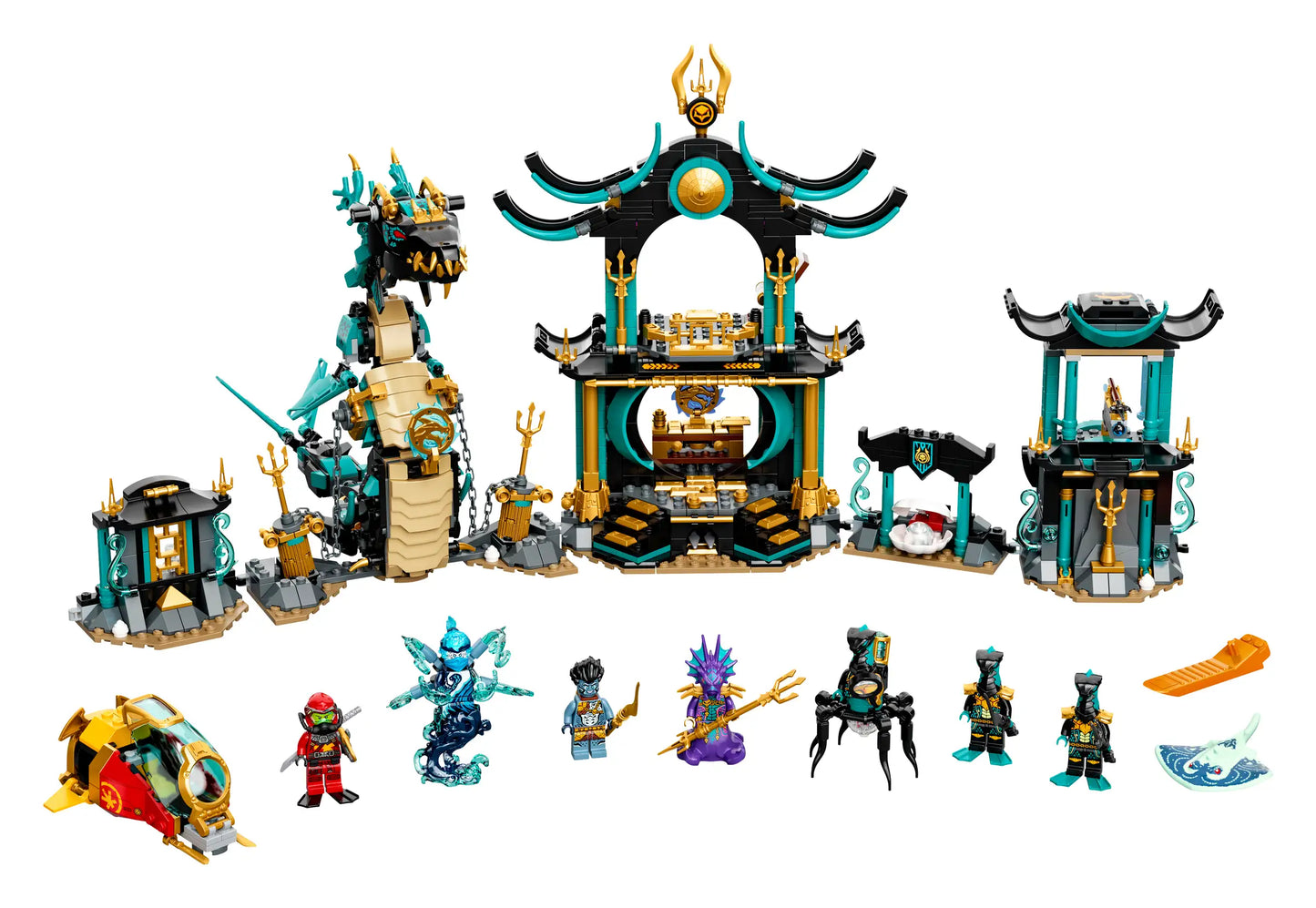 Compatible - 71755 - Temple of the Endless Sea - Ninjago Series - 1060 Pieces