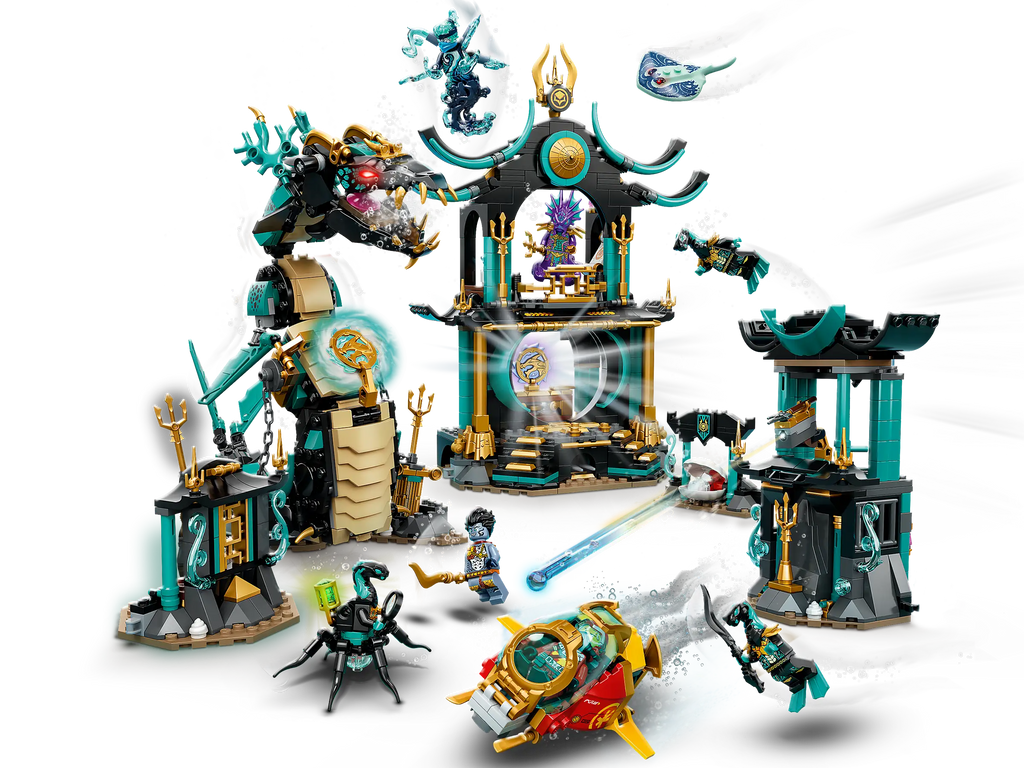 Compatible - Ninjago - 71755 - Temple of the Endless Sea - 1060 Pieces