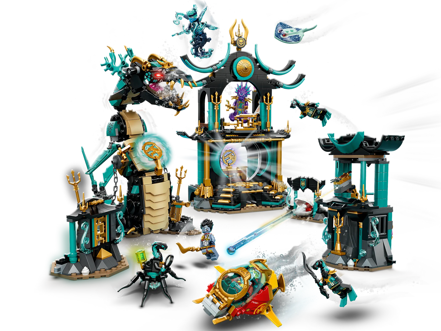 Compatible - 71755 - Temple of the Endless Sea - Ninjago Series - 1060 Pieces