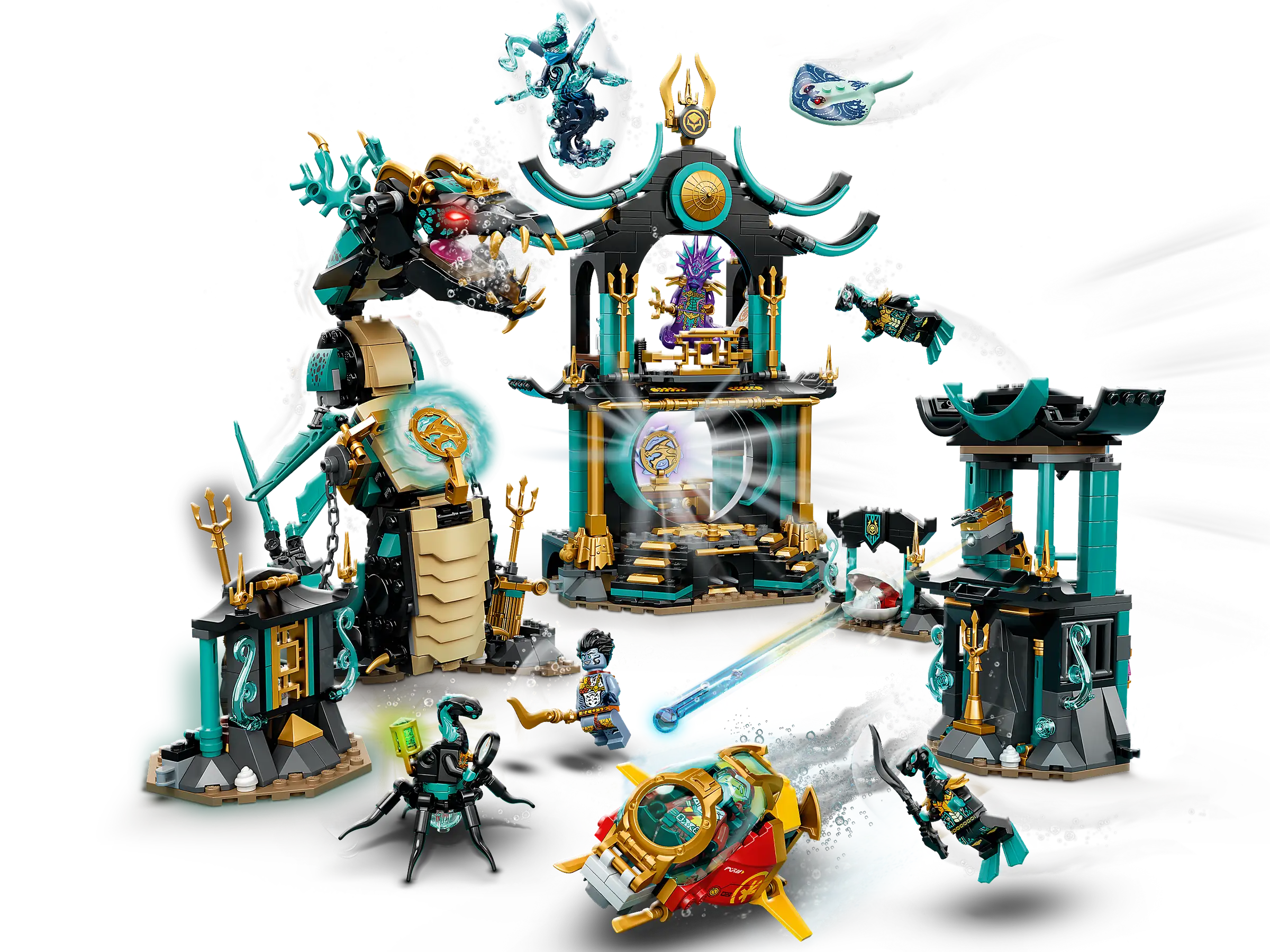 Compatible - Ninjago - 71755 - Temple of the Endless Sea - 1060 Pieces