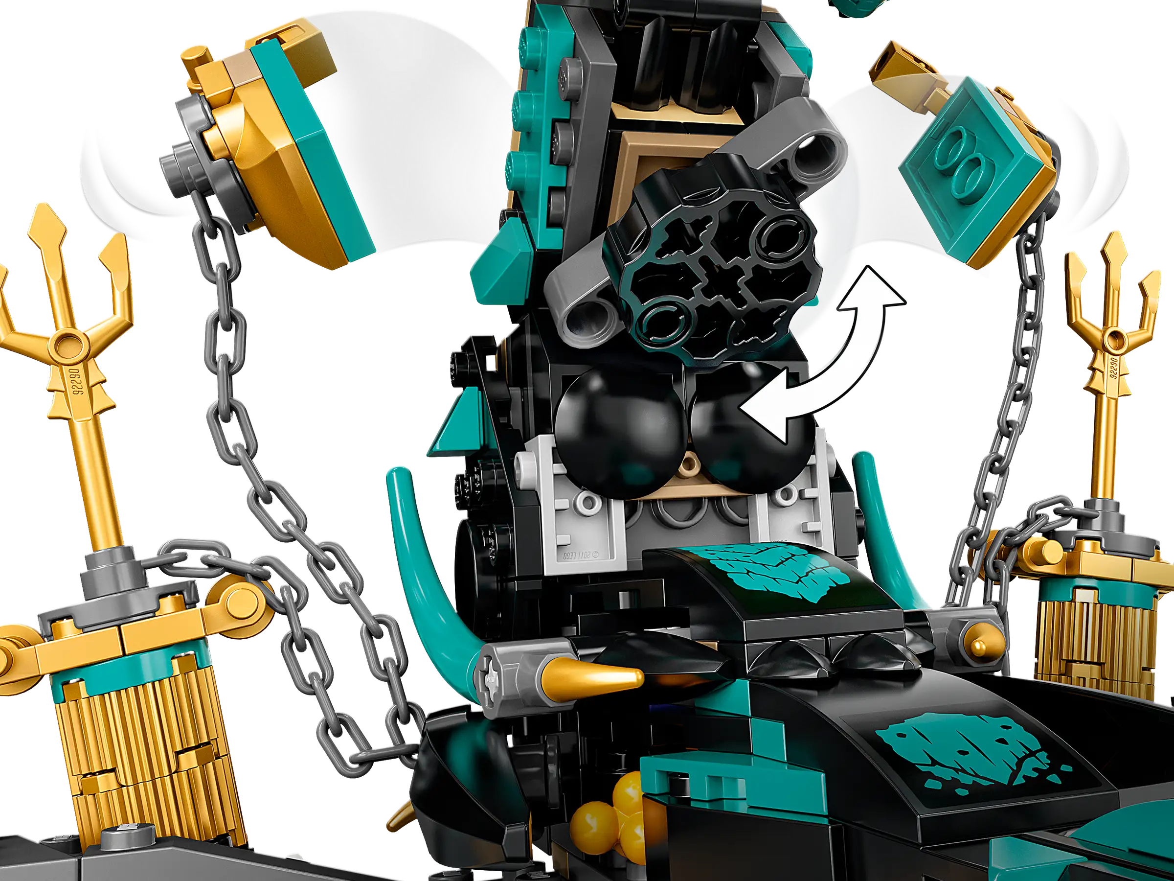 Compatible - Ninjago - 71755 - Temple of the Endless Sea - 1060 Pieces