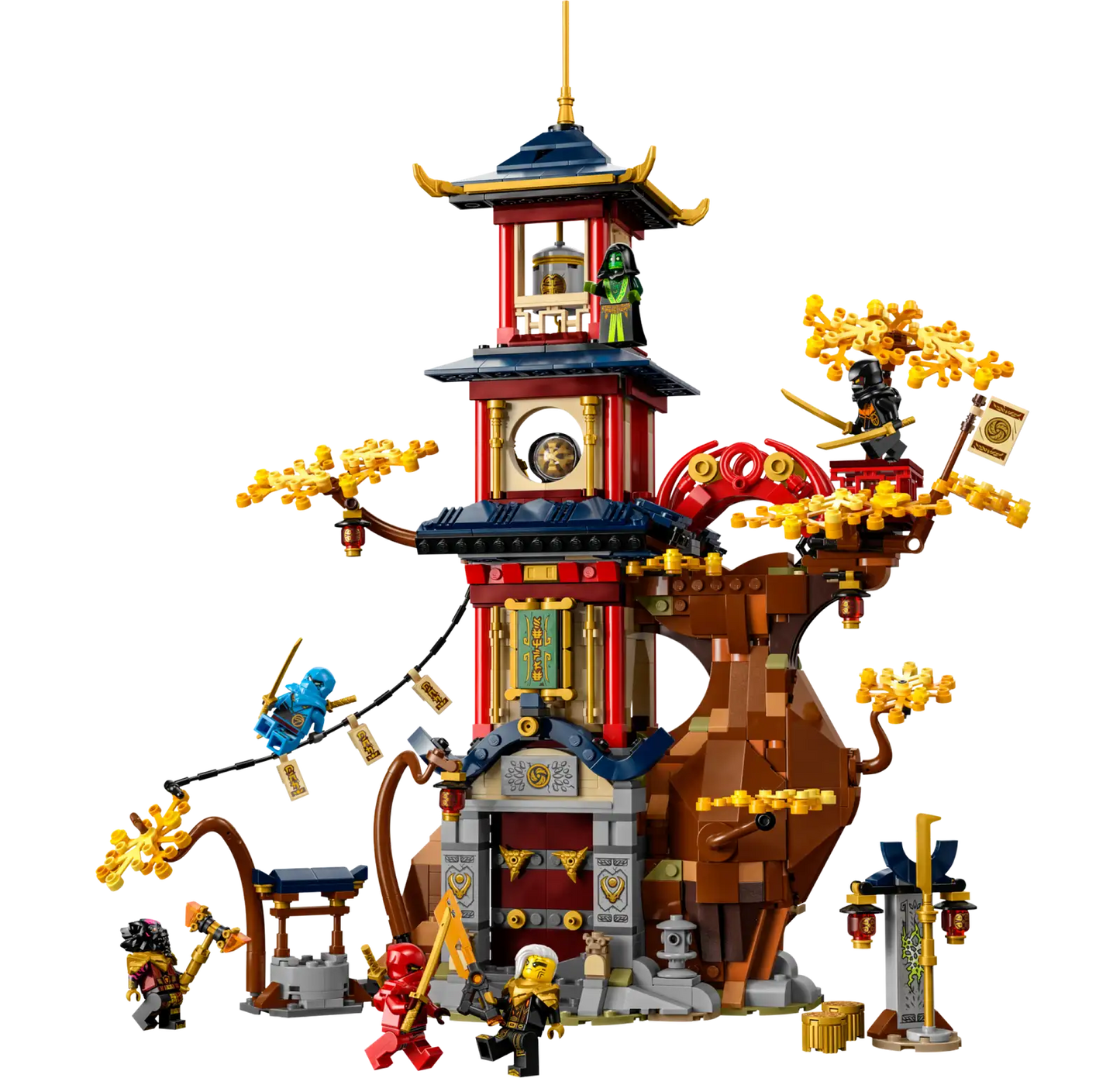 Compatible - 71795 - Temple of the Dragon Energy Cores - Ninjago Series - 1029 Pieces