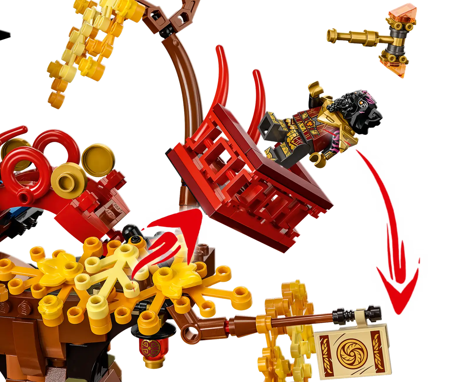Compatible - Ninjago - 71795 - Temple of the Dragon Energy Cores - 1029 Pieces