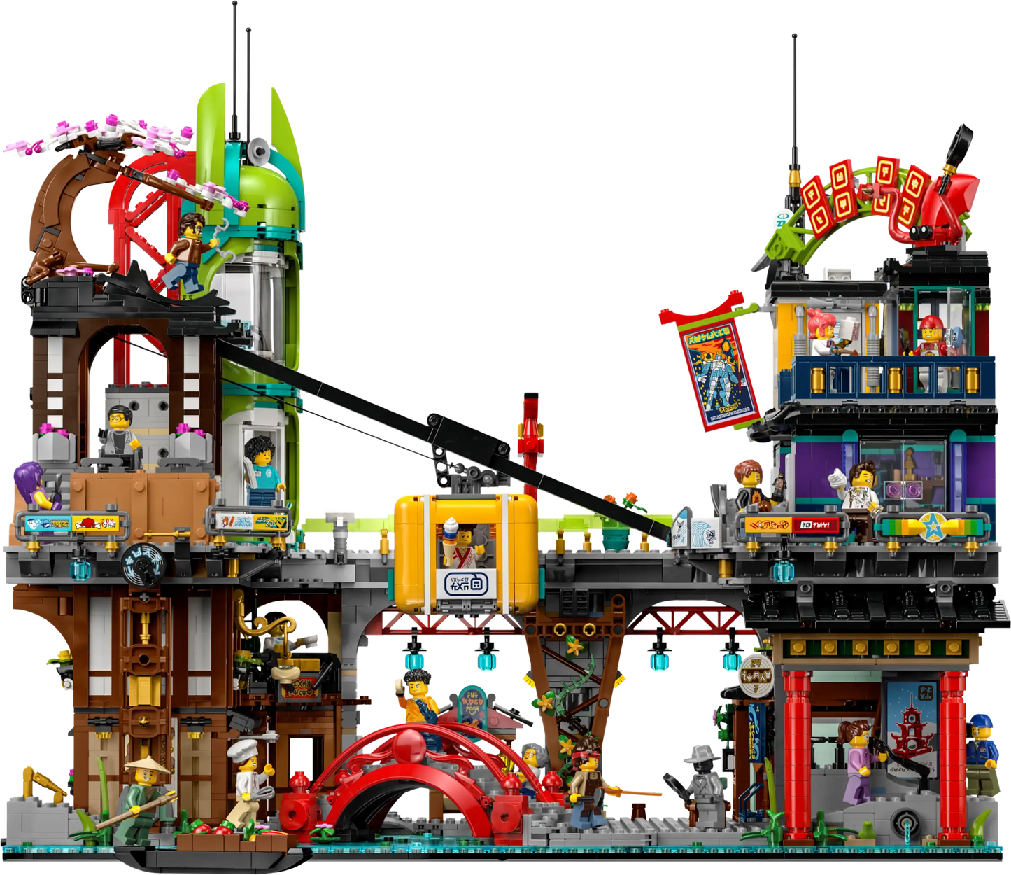Compatible - 71799 - Ninjago - City Markets - 6163 Pieces