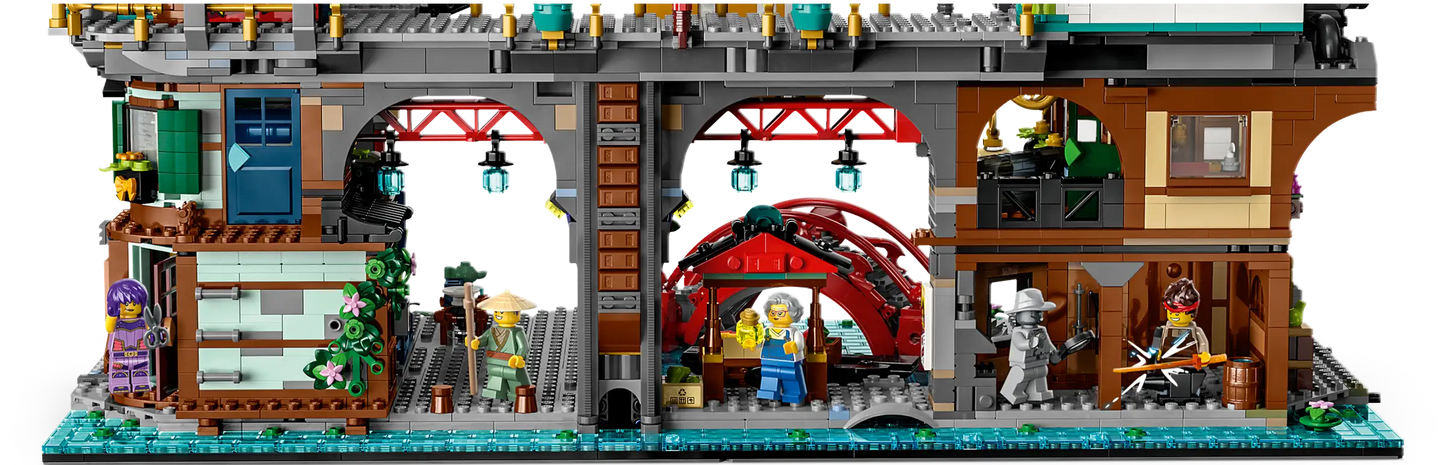 Compatible - 71799 - Ninjago - City Markets - 6163 Pieces
