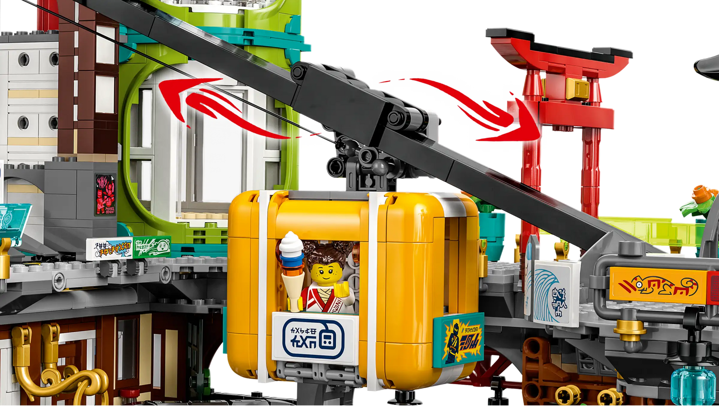 Compatible - 71799 - Ninjago - City Markets - 6163 Pieces