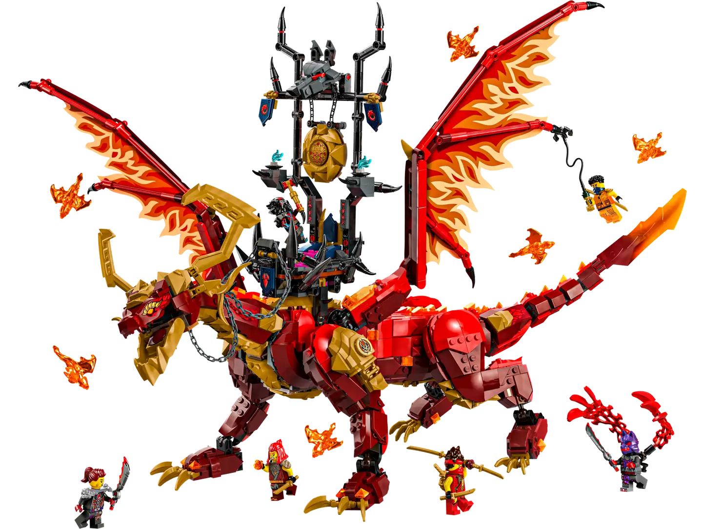 Compatible Ninjago Source Dragon of Motion