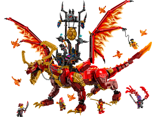 Compatible Ninjago Source Dragon of Motion