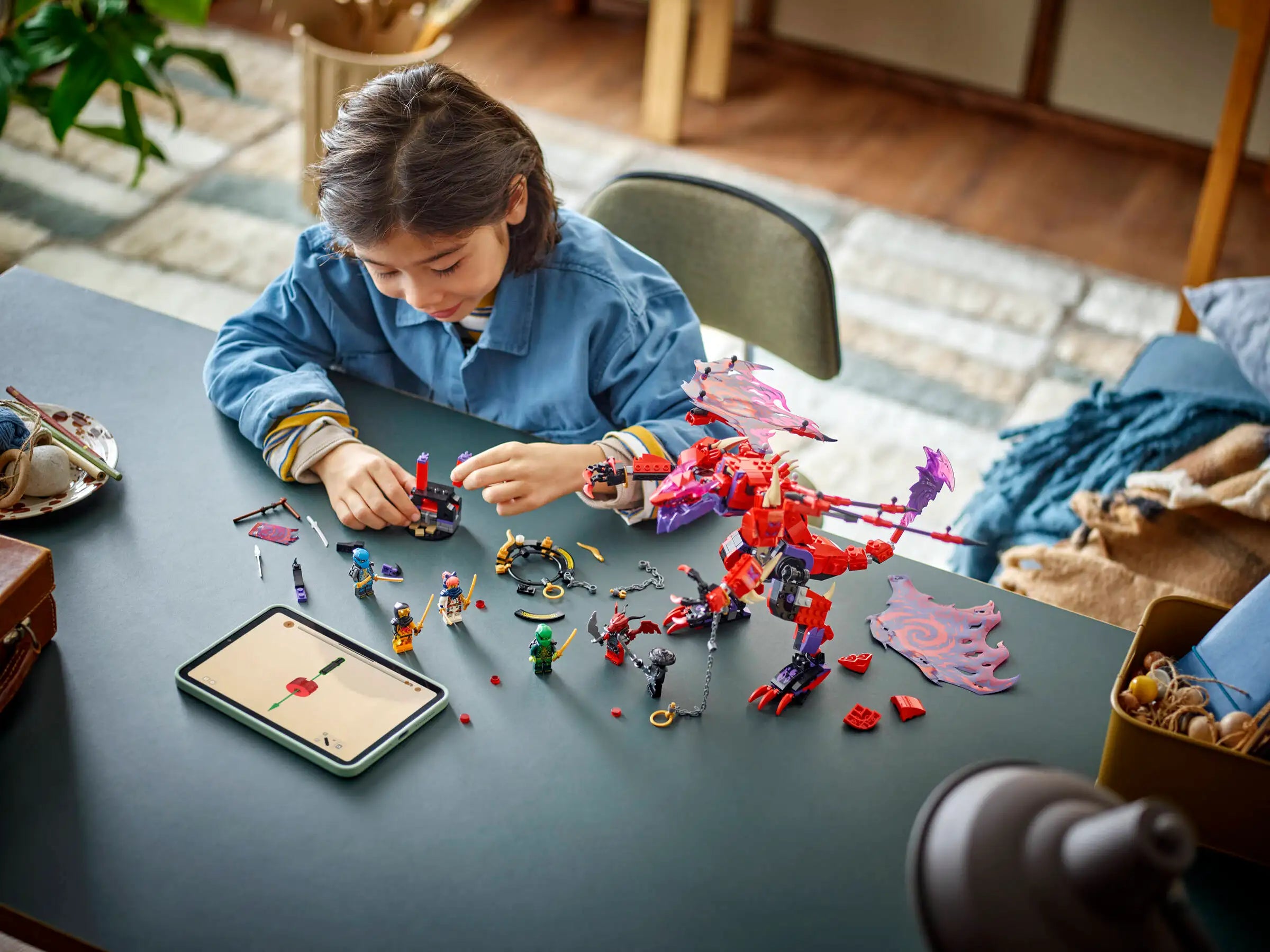 Compatible - Ninjago - 71832 - Thunderfang - The Dragon of Chaos - 668 Pieces