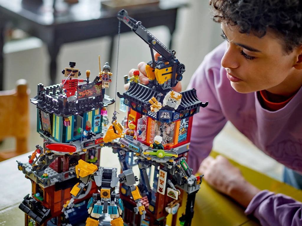 Compatible - Ninjago - 71837 - Ninjago City Workshop - 3244 Pieces