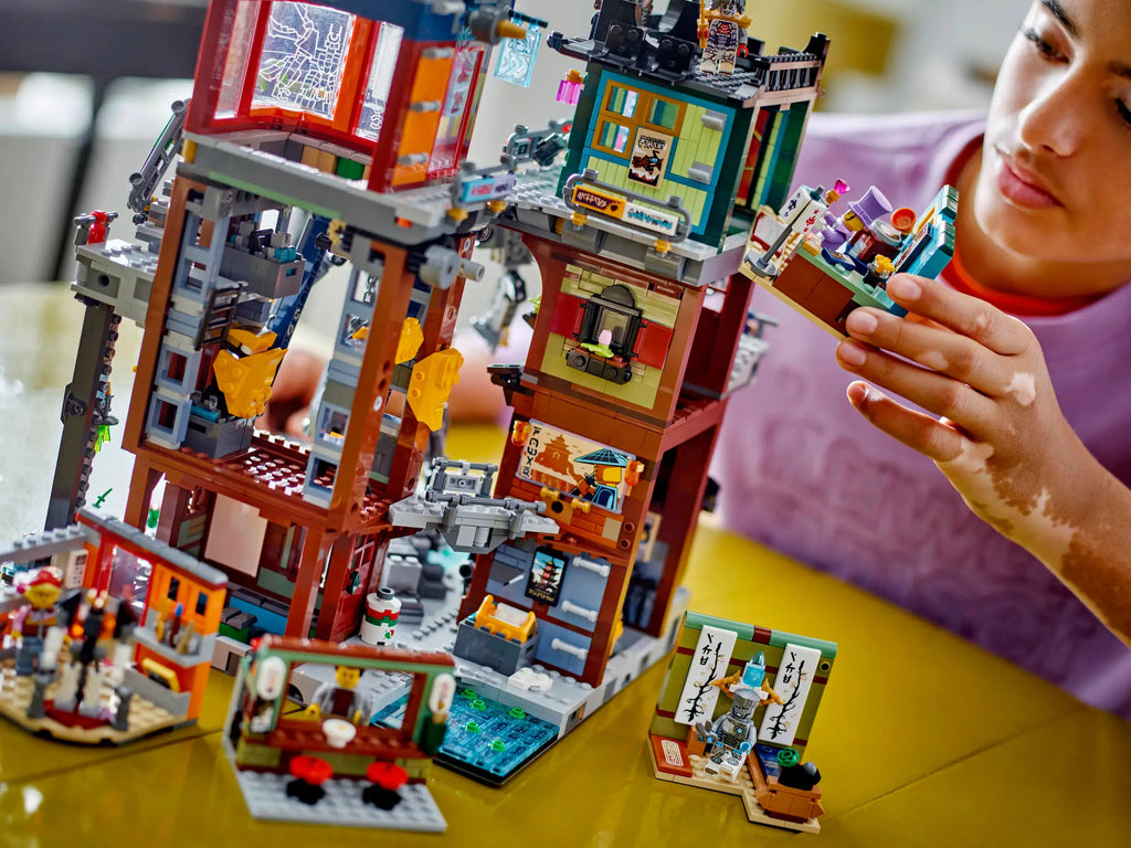 Compatible - Ninjago - 71837 - Ninjago City Workshop - 3244 Pieces