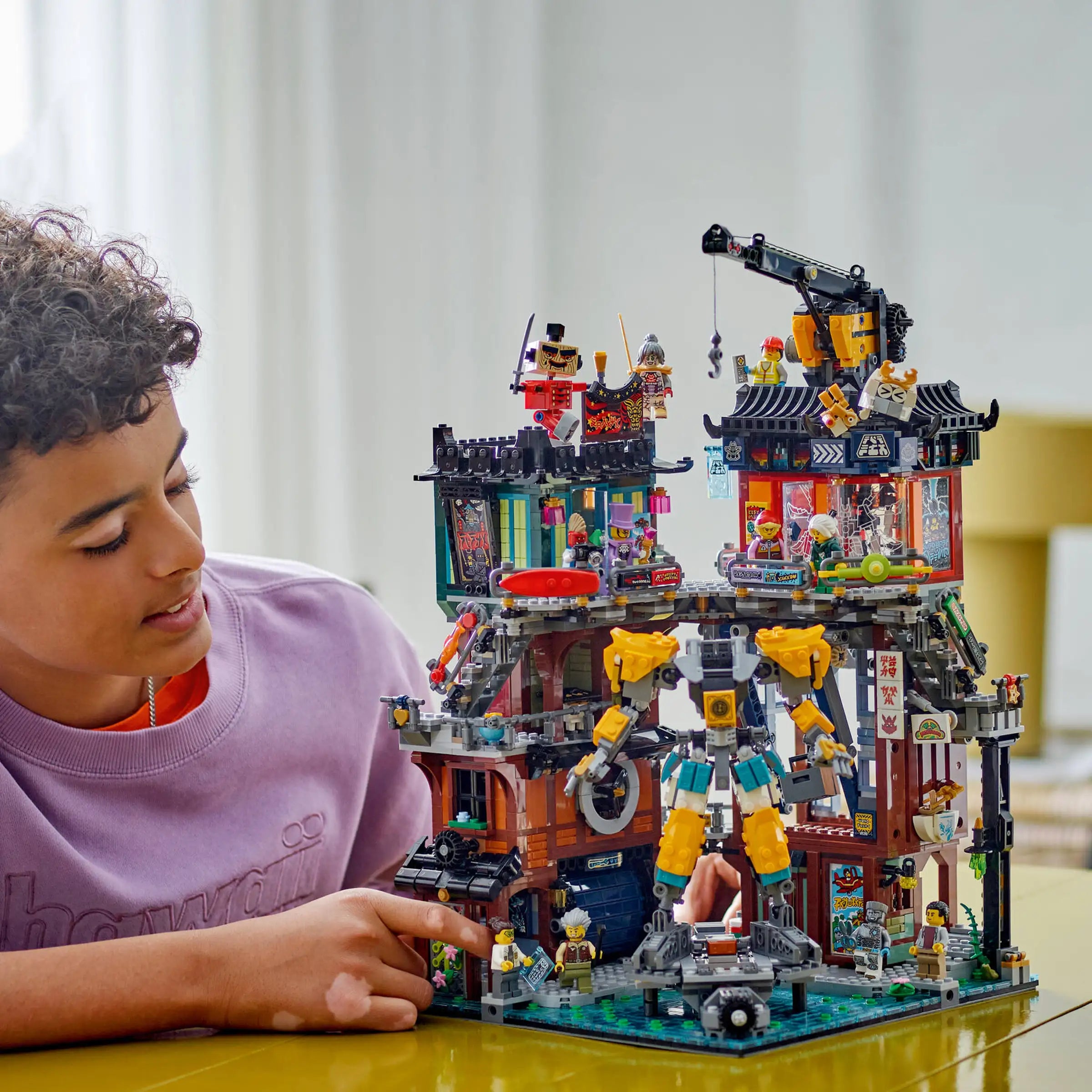 Compatible - Ninjago - 71837 - Ninjago City Workshop - 3244 Pieces