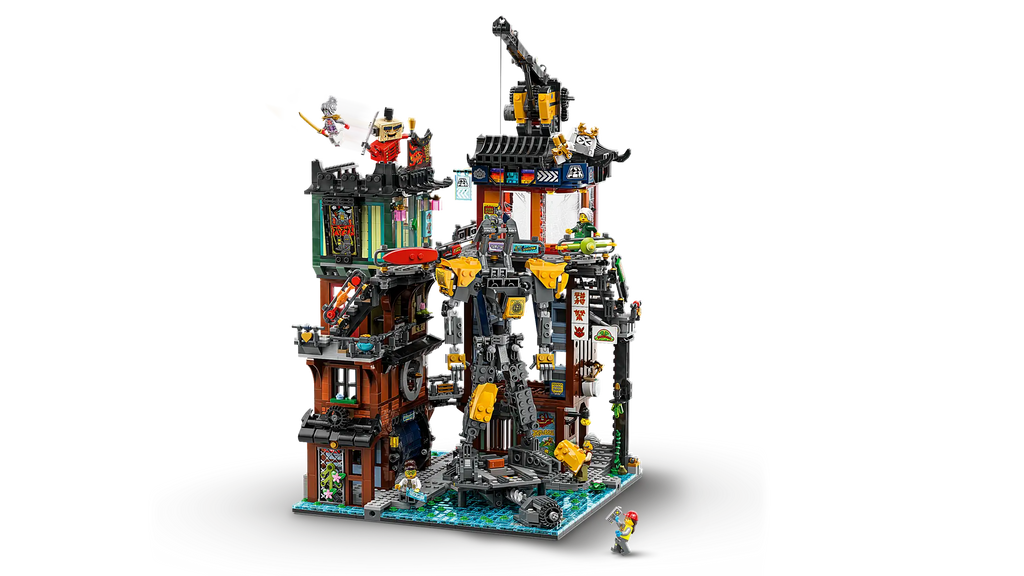 Compatible - Ninjago - 71837 - Ninjago City Workshop - 3244 Pieces