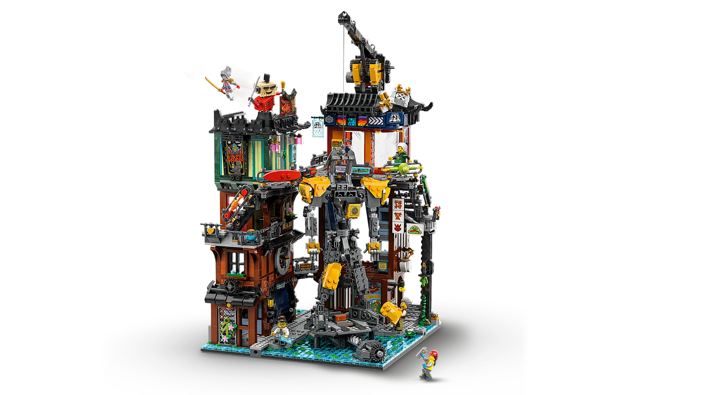 Compatible - Ninjago - 71837 - Ninjago City Workshop - 3244 Pieces
