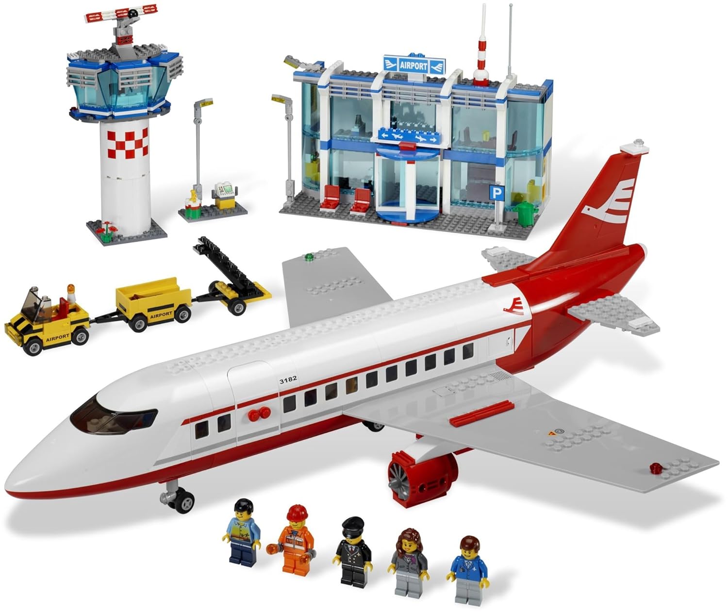 Compatible - City - 3182 - Airport - 703 Pieces