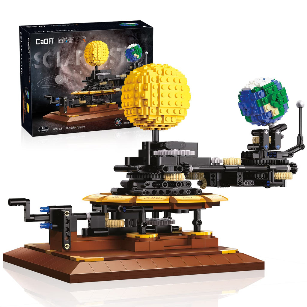 CaDA - C71004W - Sun, Earth and Moon - 865 Pieces