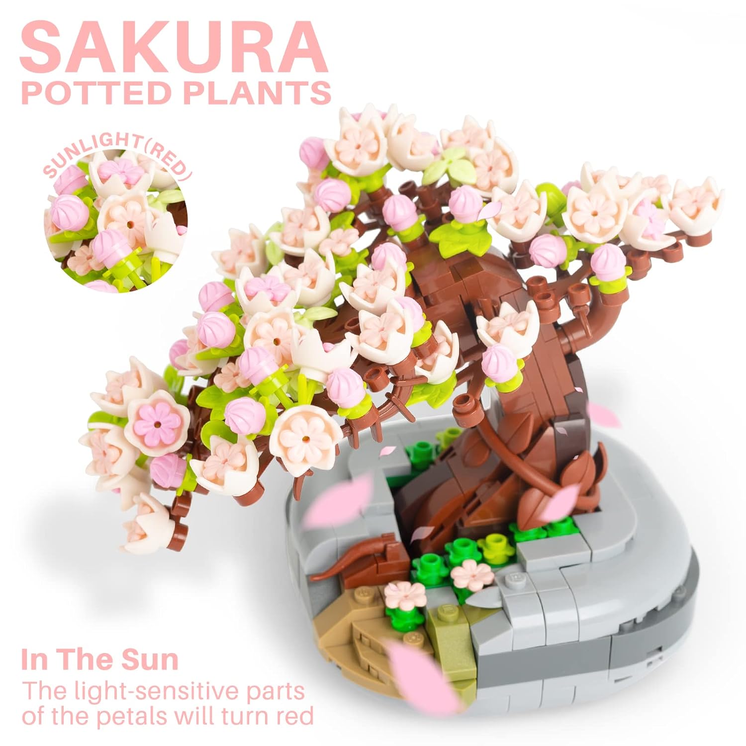 LOZ - Sakura Potted Plant - 426 Pieces (Group Order Discount Not Applicable)