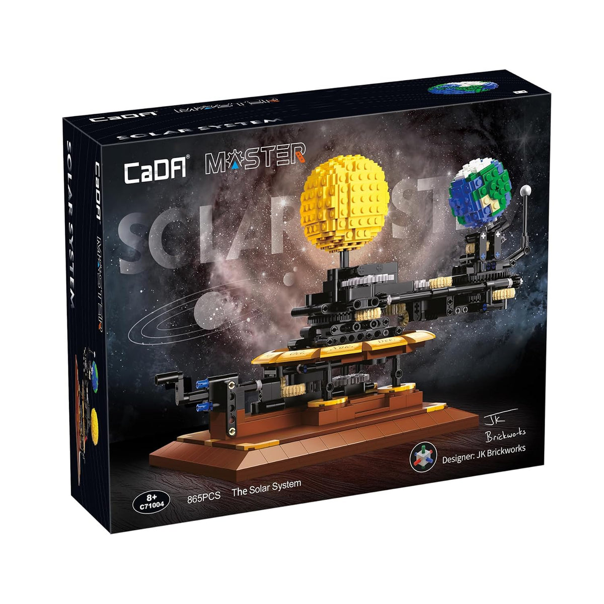 CaDA - C71004W - Sun, Earth and Moon - 865 Pieces