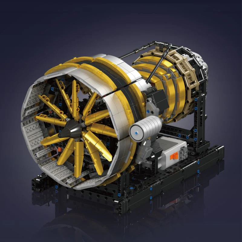 Mould King - 10141 - F14 Aircraft Engine - 2256 Pieces - Dynamic Version